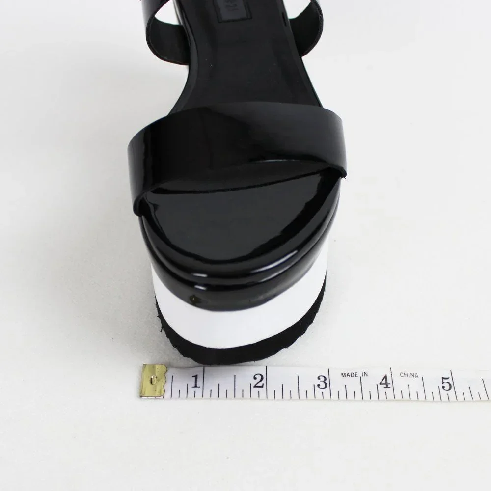 Forever 21 Monochrome Platform Sandals - Picture 14 of 16